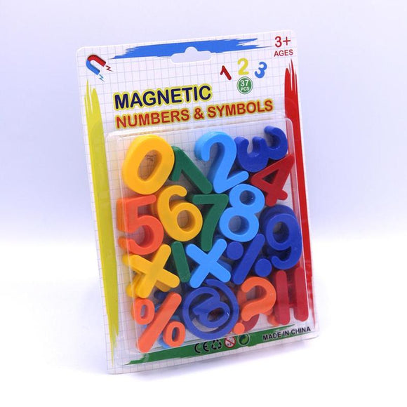 Magnetic Numbers & Symbols 123 Set Of 37 Piece