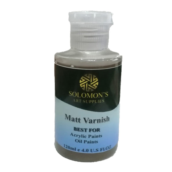 SOLOMONS MATT VARNISH-120 ml