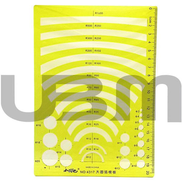 CIRCLE PLATE SCALE NO-4317