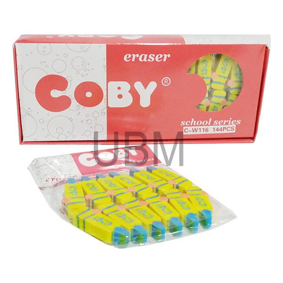 COBY ERASER C-W SEARIES (144PCS)