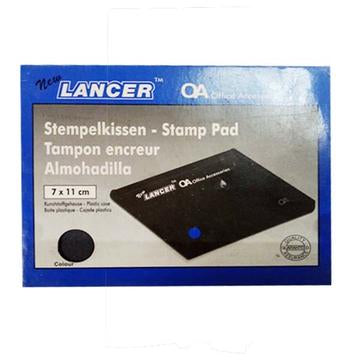 STAMP PAD SMALL 6X9 - BLACK - LANCER
