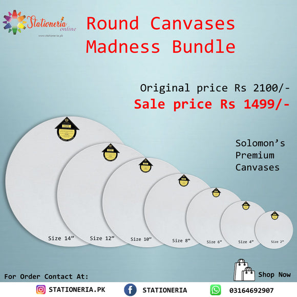 Round Canvases Madness Bundle