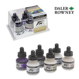 Daler Rowney FW Acrylic Ink Shimmering Colors Set of 6