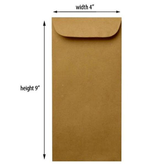 Paper Envelope Brown 9X4