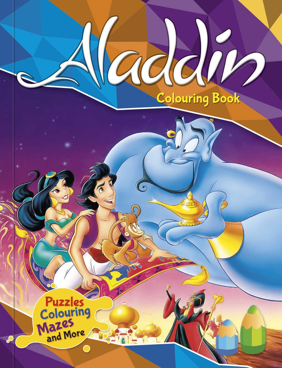 Aladdin Colouring Book