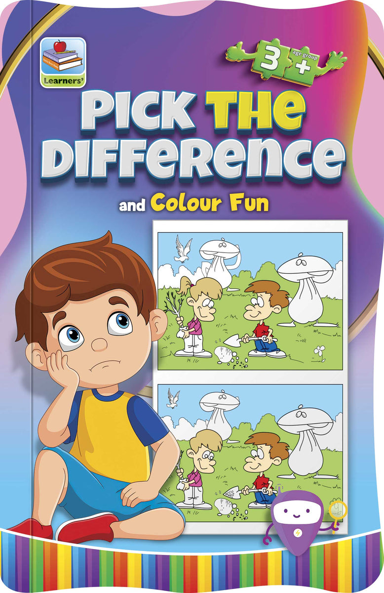 “Pick the Differences” Colouring Book – 1 – Stationeria