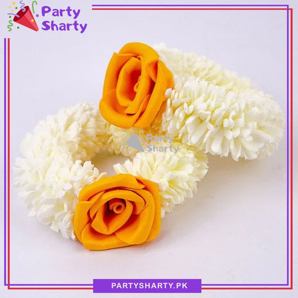 Artificial Hand Gajra Bangles Kangan For Nikkah, Mayun, Mehndi or Dholki Celebration