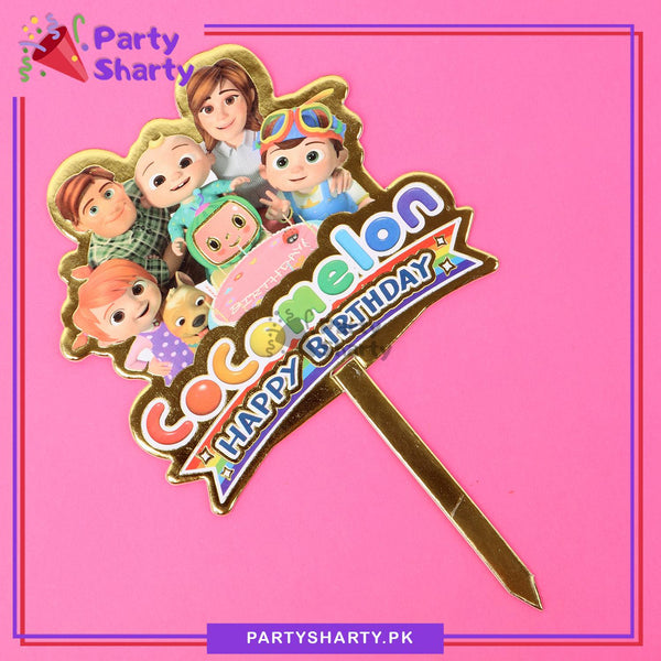 D-2 Cocomelon Card Board Material Cake Topper For Cocomelon Birthday T ...