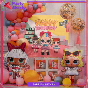 D-2 Happy Birthday LOL Doll Theme Set for Theme Based Birthday