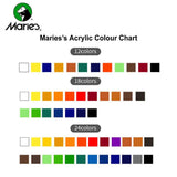 Maries Acrylic Paints Color Set 12 Pieces-12 ml