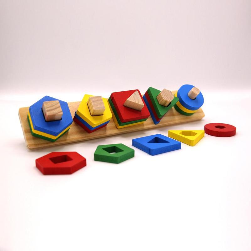 Wooden Toys Geometric Shape – Stationeria