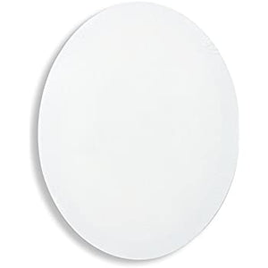 PROFESSIONAL PRIMED CANVASES WHITE OVAL - (SIZE AVAILABLE)