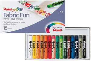 Pental Fabric Fun Pastel Dye Sticks 15 Colors PTS – 15 – Multi Colors