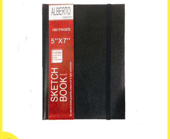 Alberto A6 Size 5x7 inches Sketchbook 160GSM