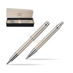 PARKER IM BRUSHED FP SS CT # S0856239 (FOUNTAIN PEN)