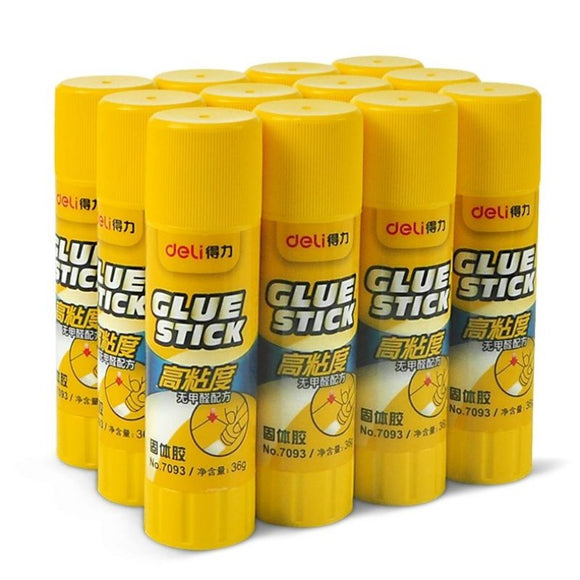 Deli Glue Stick E7093 36g 12Pcs/Box