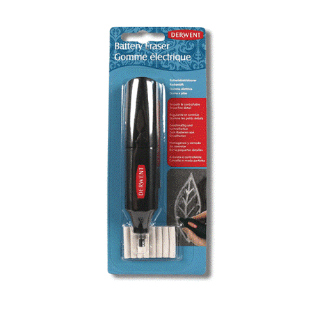 Derwent Battery Operated Eraser With Refills – Electric