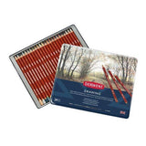 DERWENT DRAWING COLOR PENCIL TIN PACK OF 24