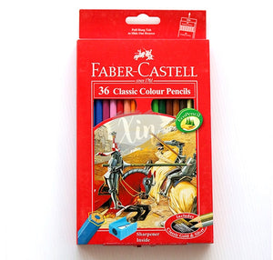 FABER CASTELL CLASSIC COLOUR PENCILS BOX 36