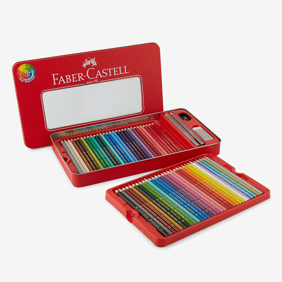 FABER-CASTELL 60 CLASSIC COLOR PENCIL SET – Stationeria