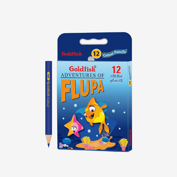 GOLDFISH H-12 COLOR PENCIL PACK OF 12 – Stationeria