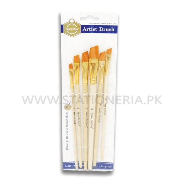 Keep Smiling Brushes ANGLUAR Value Pack Of 6