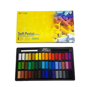 MUNGYO Soft Pastels for Artist 48 Pieces Color Set MP – 48 – Multi Colors