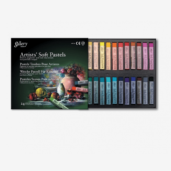 MUNGYO GALLERY SOFT PASTELS EARTHTONE SET OF 24 PIECES