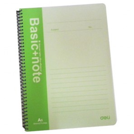 DELI SPIRAL NOTEBOOK, 60 SHEETS A5 (7683)