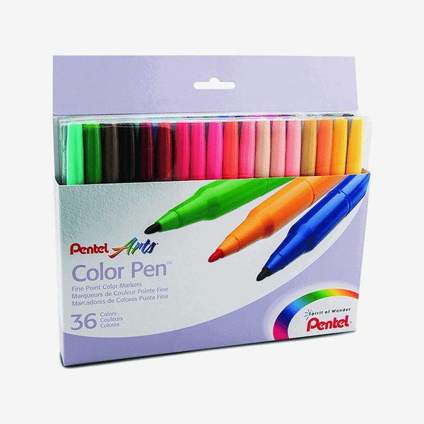 Pentel arts shop color pen 36