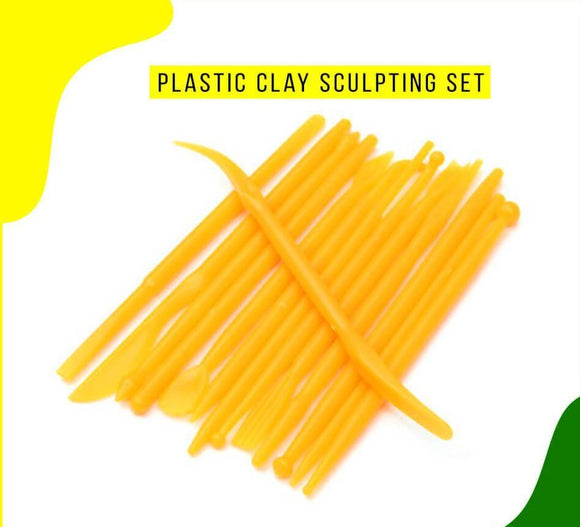 9 pcs Plastic Clay Sculpting Set – Pottery Tools