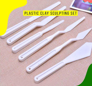 Palette Knife Set (Plastic-6 Pcs)