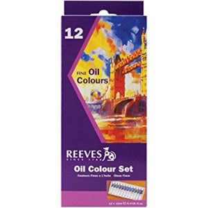 REEVES 12 Oil Paints 12ml