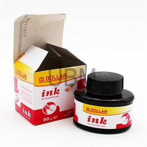 DOLLAR FOUNTAIN PEN INK 60ML RED