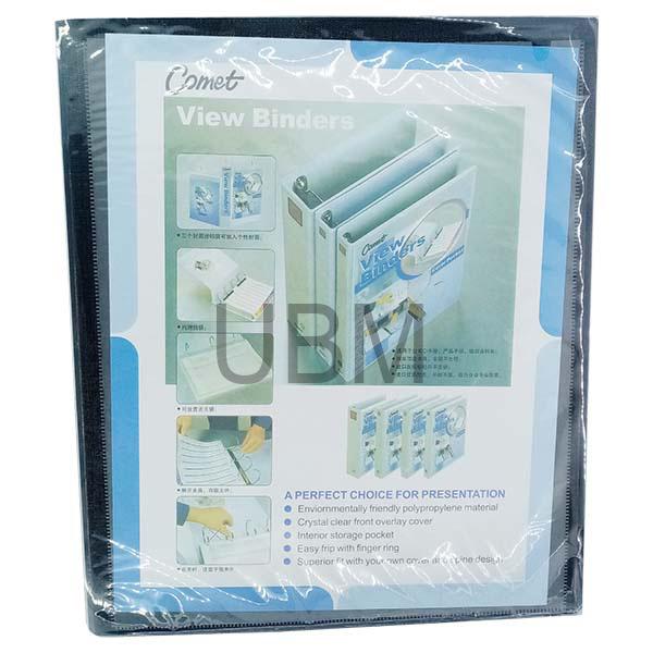 COMET RING BINDER FILE 25MM BLACK – Stationeria