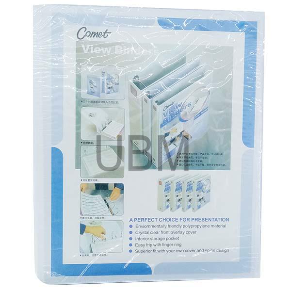 COMET RING BINDER FILE 25MM WHITE – Stationeria