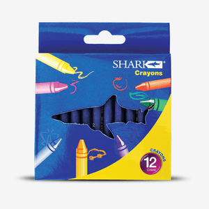 Shark Crayons Jumbo Pack Of 12