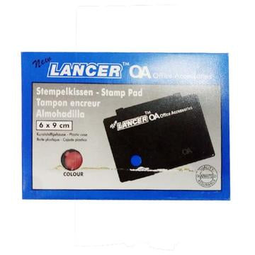 STAMP PAD SMALL 6X9 - RED - LANCER