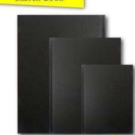 Black Hard Bind Superior Quality Sketchbook