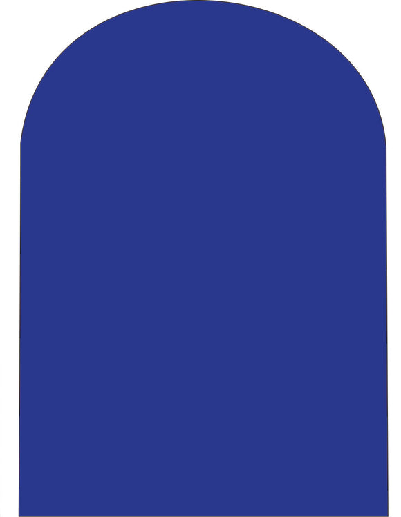 PROFESSIONAL PRIMED CANVASES BLUE ELONGATED D SHAPED - (SIZE AVAILABLE)