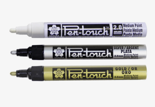 Gold Pen-Touch Marker • Print File Archival Storage