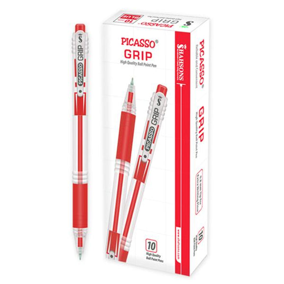 PICASSO BALL PEN CRYSTAL GRIP RED (DABI)