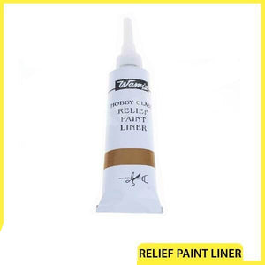 Wamiq Glass Ceramic Paint Outliners 20 ml Tubes Relief Paint Liners