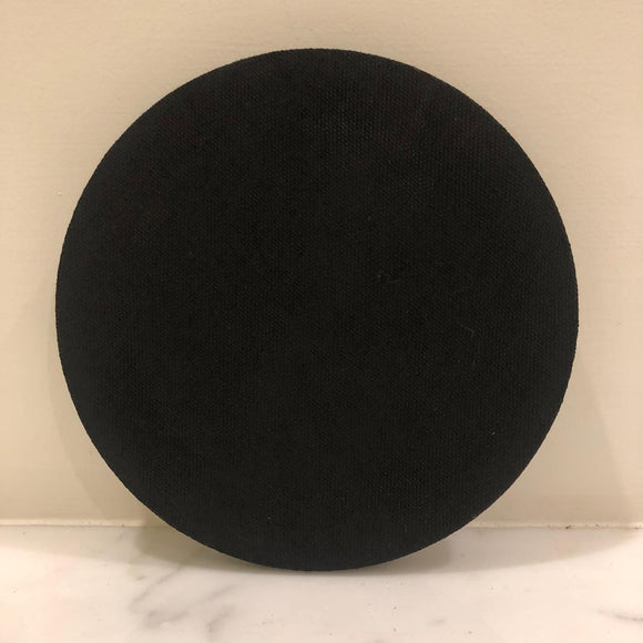 BLACK CIRCLE CANVAS - (SIZE AVAILABLE)