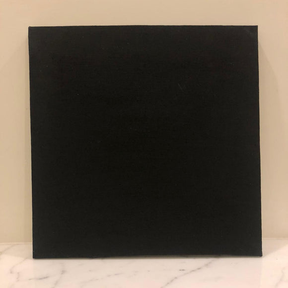 BLACK SQUARE CANVAS - (SIZE AVAILABLE)