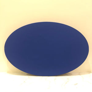 BLUE OVAL CANVAS - (SIZE AVAILABLE)