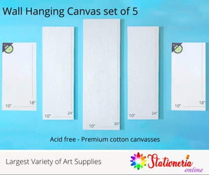 Canvas wall hanging set of 5pcs