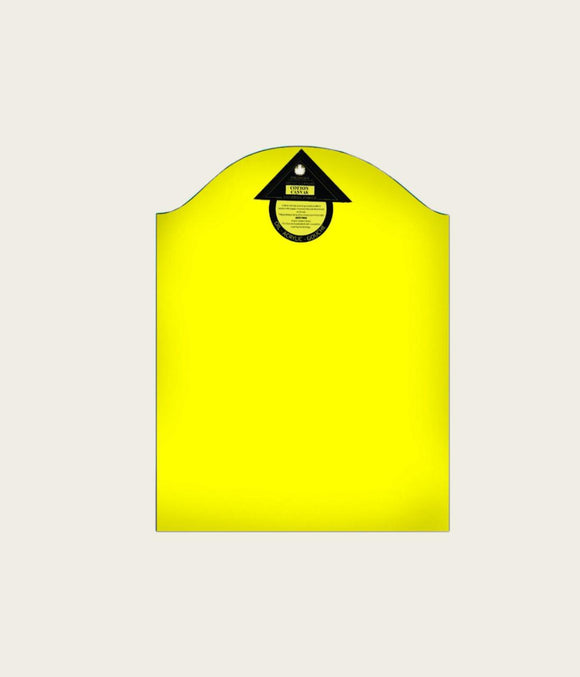 YELLOW REGAL SHAPED CANVAS - (SIZE AVAILABLE)