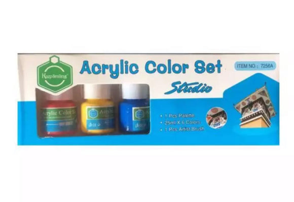Keep Smiling Acrylic Color 25ml Pack of 6