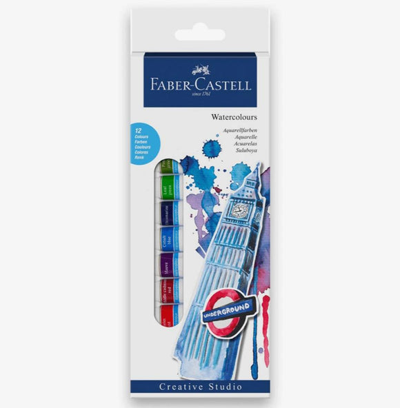 Faber Castell Watercolor Paint Starter Set Of 12
